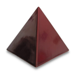 Pyramid glazed red