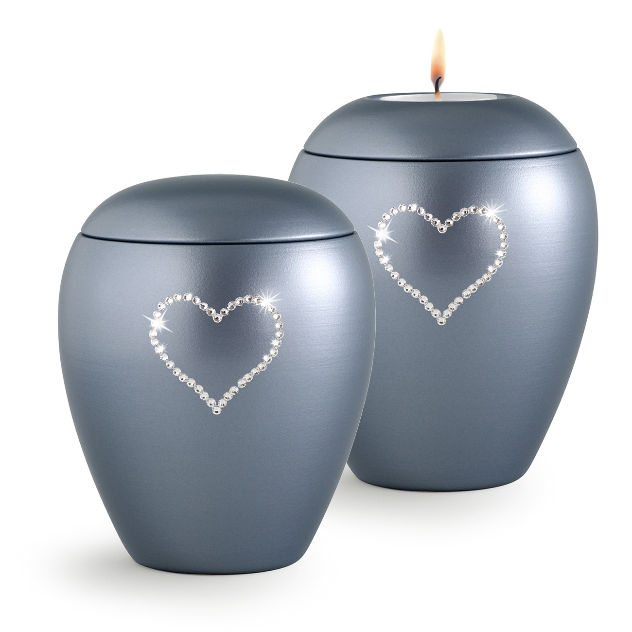 Swarovski-Heart blue