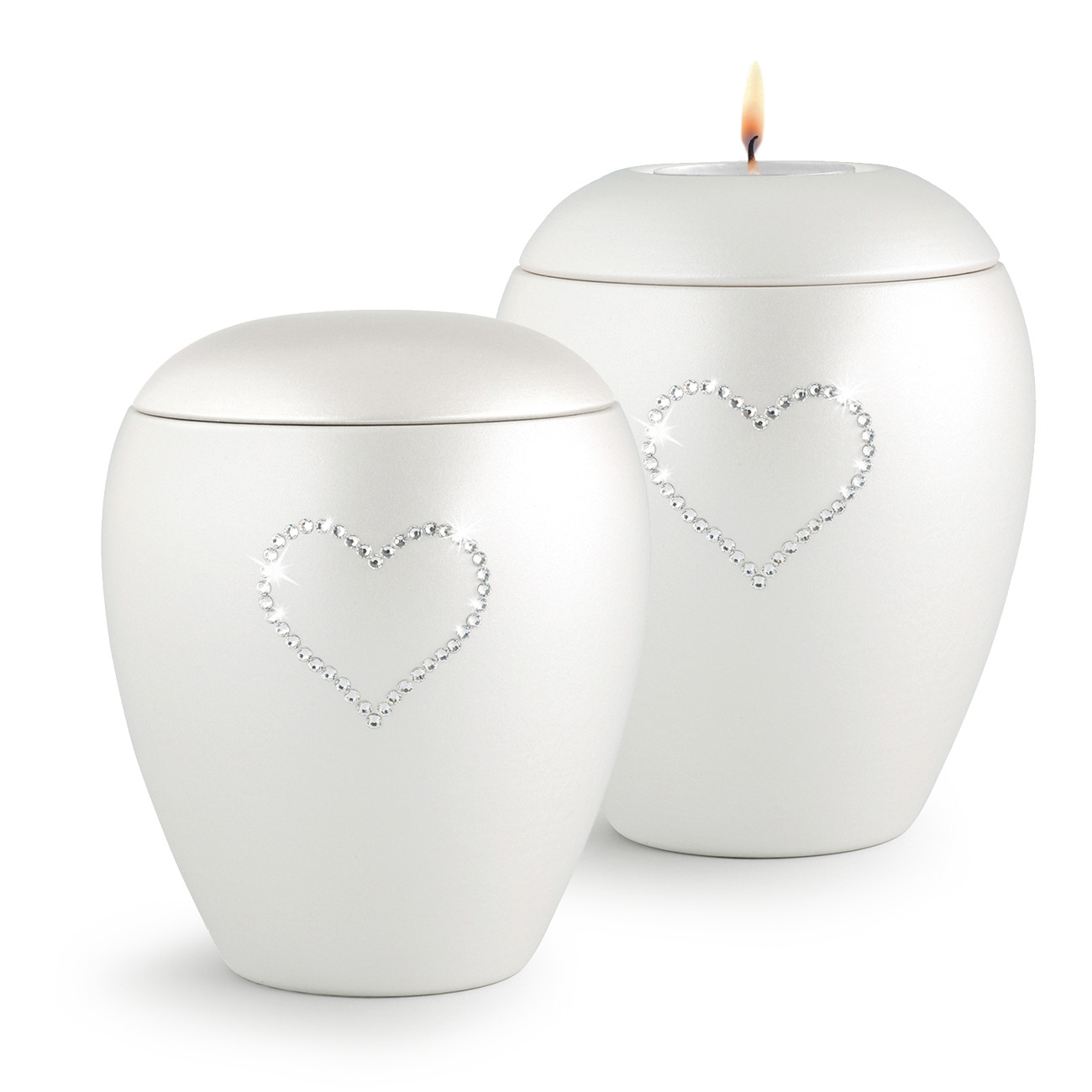 Swarovski-Heart pearl